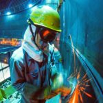 Welder using environmental protection solutions